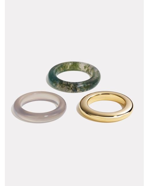 BY PARIAH Metallic Stone Trilogy Stack