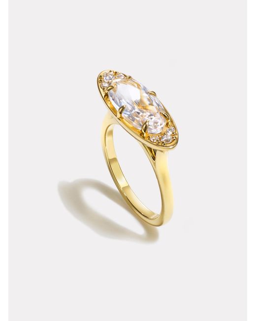 BY PARIAH Metallic Ellipse Prism Ring Stack