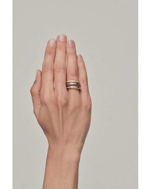 BY PARIAH Natural Classic Ring Stack