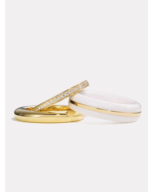 BY PARIAH Natural Classic Ring Stack