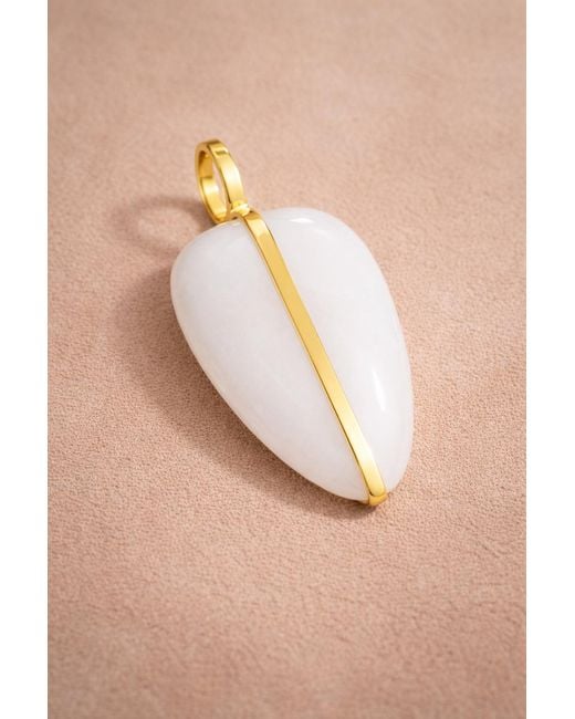 BY PARIAH White Pebble Pendant