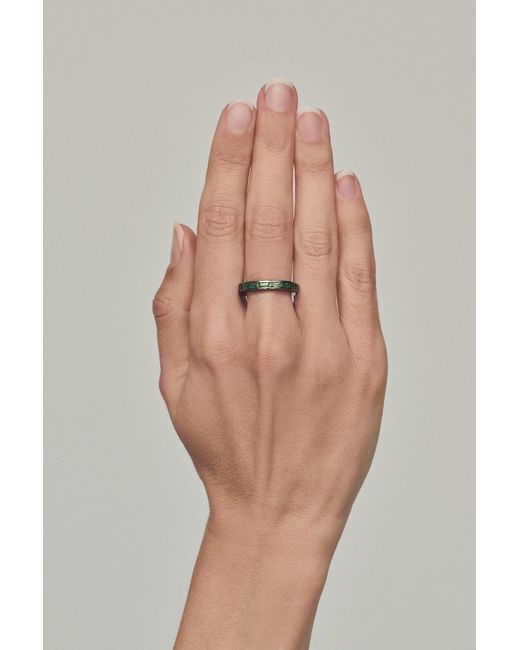 BY PARIAH Green Prism Stacking Ring