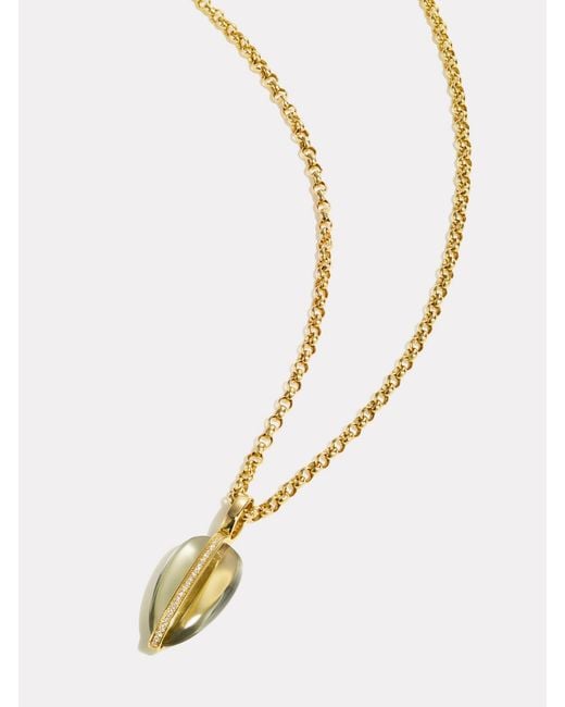 BY PARIAH White Diamond Pebble Pendant