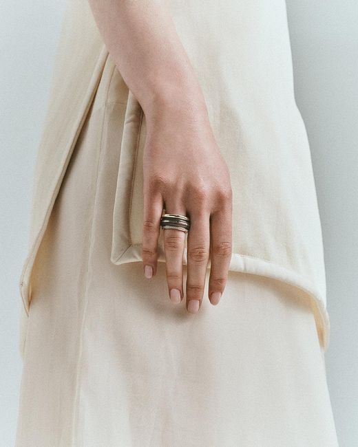 BY PARIAH Natural Classic Ring Stack