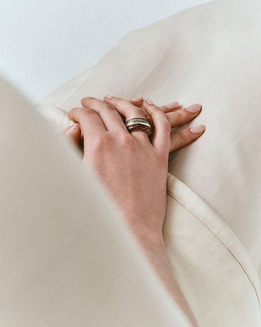 BY PARIAH Natural Kalahari Ring Stack