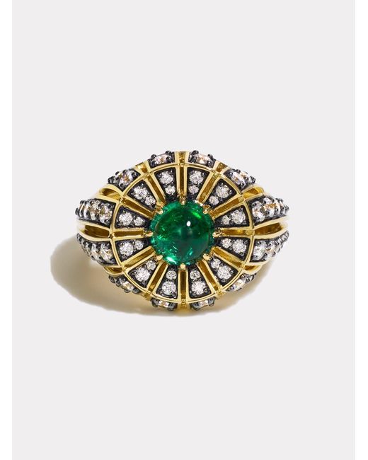 BY PARIAH Metallic Aurora Cocktail Ring