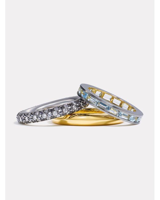 BY PARIAH Multicolor Prism Ring Stack