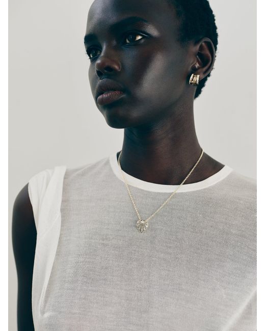 BY PARIAH White Aurora Diamond Pendant