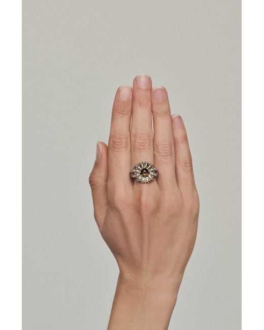 BY PARIAH Metallic Aurora Cocktail Ring