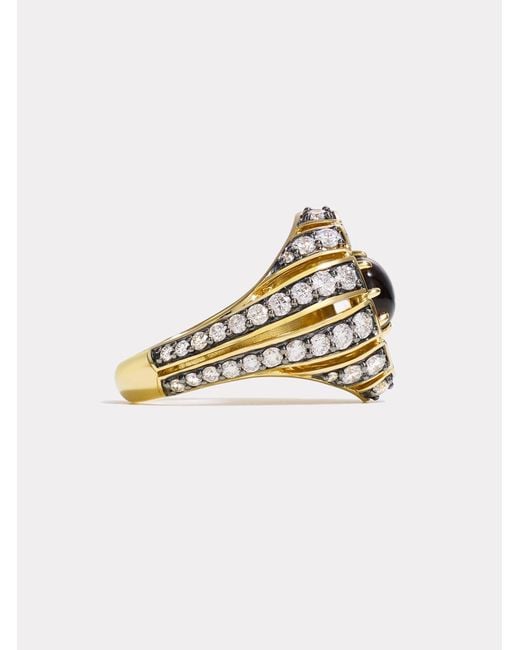 BY PARIAH Metallic Aurora Cocktail Ring