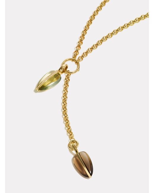BY PARIAH White Diamond Pebble Pendant