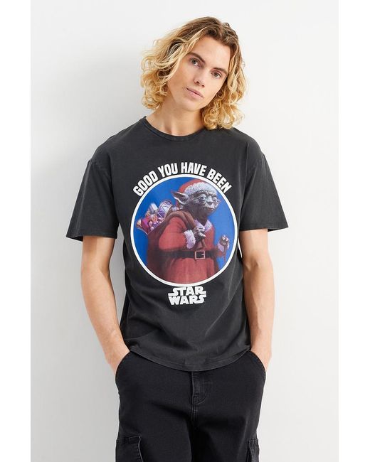 C&A T-shirt Voor De Kerst-star Wars in het Zwart voor heren | Lyst BE
