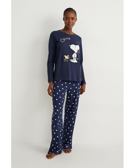 Pyjama-Snoopy C&A en coloris Bleu | Lyst