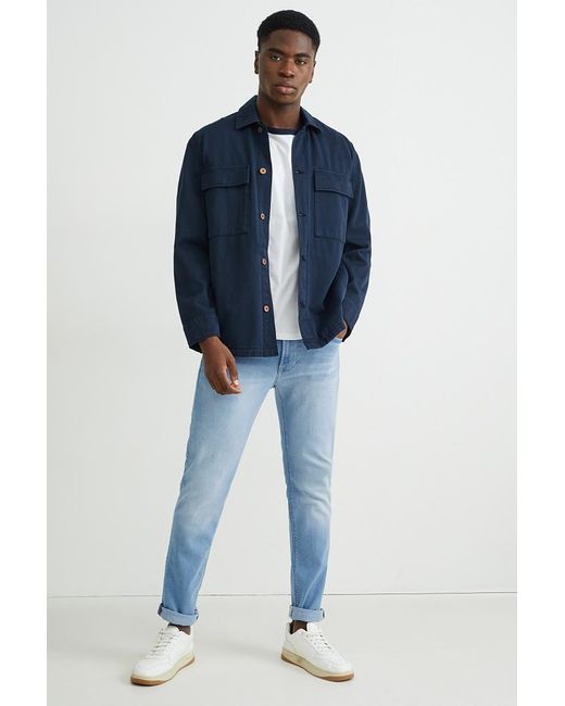 C&A Slim Jeans in het Blauw voor heren | Lyst NL