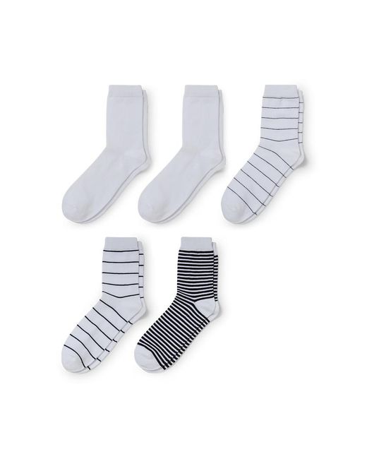 Pack de 5-calcetines-de rayas de C&A de color Blanco | Lyst