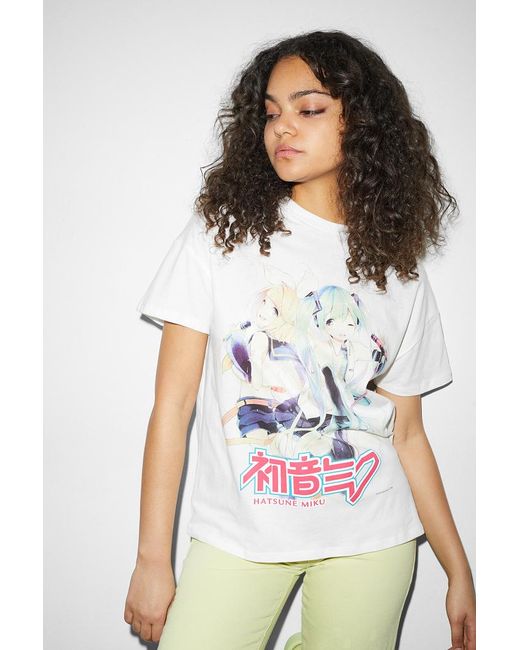 C&A -T-shirt-Hatsune Miku CLOCKHOUSE en coloris Gris | Lyst