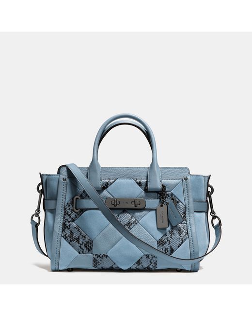 Coach swagger 27 blue shop