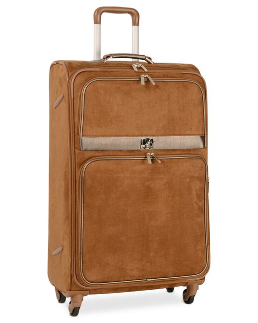 Diane von Furstenberg Brown Closeout! Katy 28" Expandable Spinner Suitcase