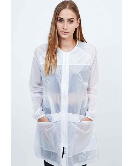 Nike Transparent Jacket In White | Lyst UK