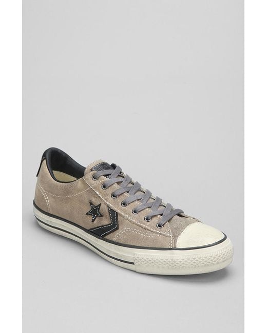 Converse Brown John Varvatos X Chuck Taylor All Star Player Mens Leather Sneaker for men