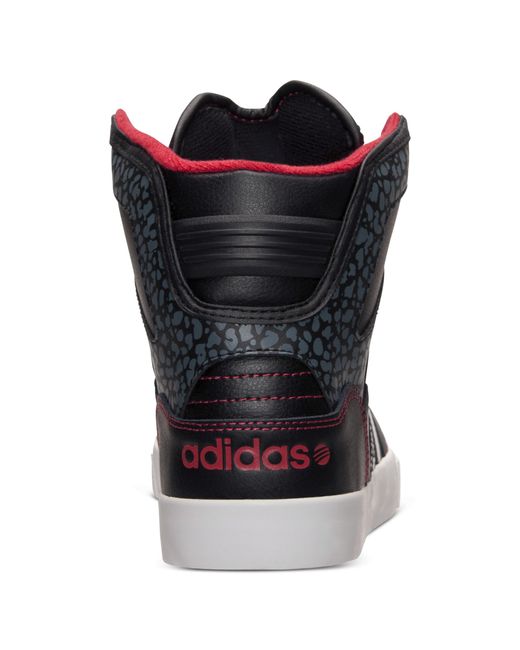 adidas Hi Top Casual Sneakers in Black for Men | Lyst