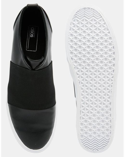 slip on sneakers with elastic strap
