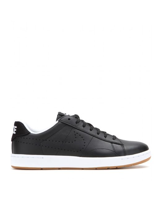 Nike Black Tennis Classic Ultra Leather Sneakers