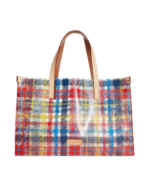 Dooney & Bourke Blue Chatham Clear Large Tote