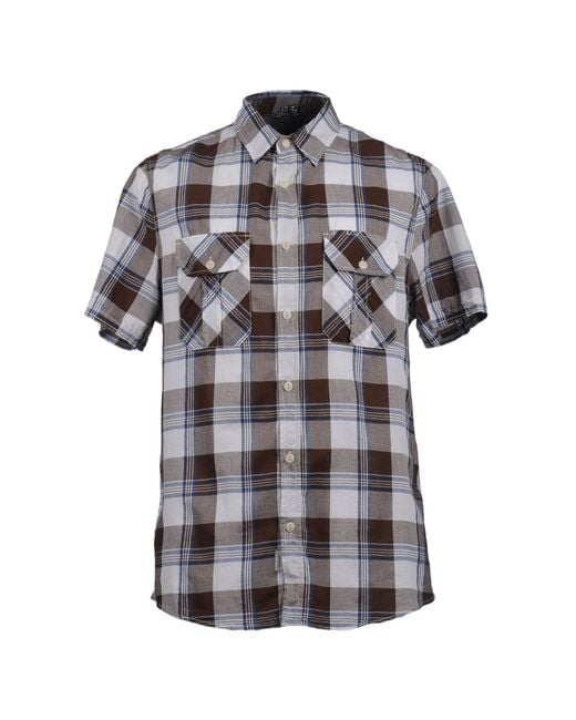 Woolrich Shirt in Natural for Men - Save 66% | Lyst