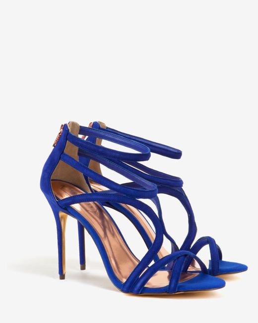 light blue gladiator sandals