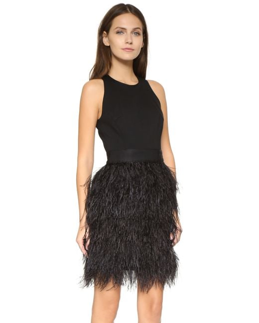 milly minis feather dress $325 Milly Minis Kids Girl's Black Fit & Flare Feather Sleeve Dress Size 14/16