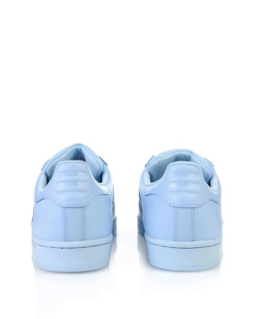 adidas Superstar Supercolor Leather Trainers in Blue | Lyst UK