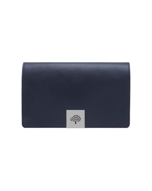 Mulberry Blue Campden Clutch