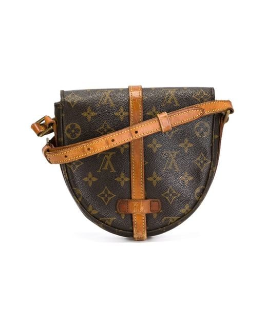 Louis Vuitton 'Chantilly Pm' Saddle Bag in Brown
