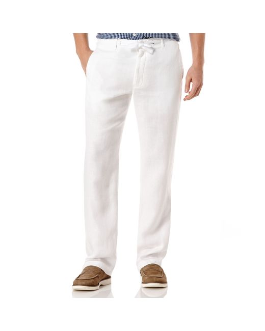 Perry Ellis Linen Drawstring Pants in 
