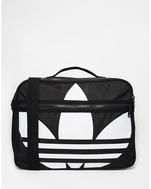 Adidas Originals Black Airliner Messenger Bag for men