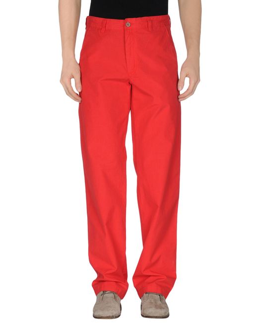 Dockers Casual Pants in Red for Men | Lyst
