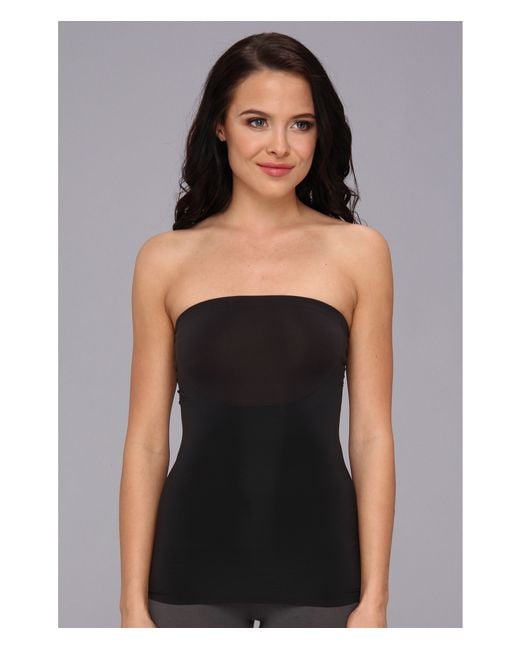 Spanx Black Trust Your Thinstincts Strapless Top