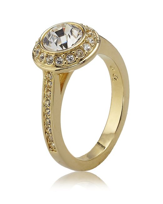 Swarovski angelic ring gold discount