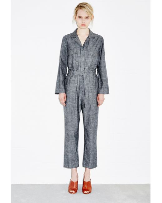mih agnes jumpsuit in black lyst mih agnes jumpsuit in black lyst