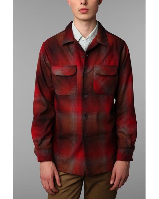 Urban Outfitters Red Pendleton Board Shirt for men