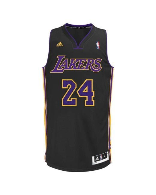 Adidas Black Men'S Los Angeles Lakers Kobe Bryant Revolution 30 Swingman Pride Jersey for men