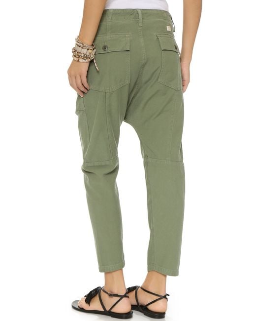green utility pants