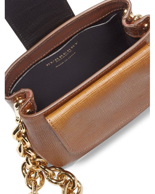 Burberry Square Buckle Bag in Brown (tan) | Lyst