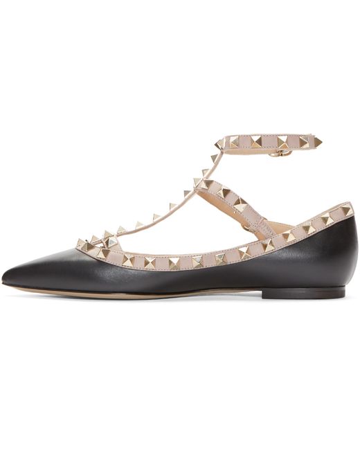blue valentino flats