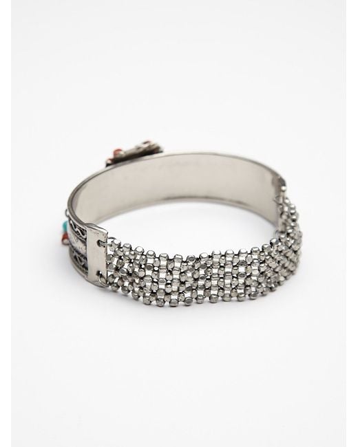 Free people Stretch Upper Arm Band in Metallic Lyst