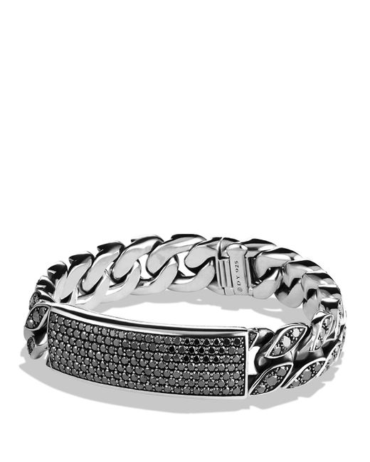 Buy Darkened Silver Steel with Diamond Pattern Links Bracelet  Inox Jewelry   Inox Jewelry India