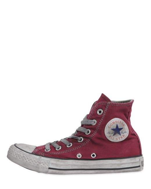 werkzaamheid Peer karakter Converse Limited Edition All Stars Sneakers in Red for Men | Lyst