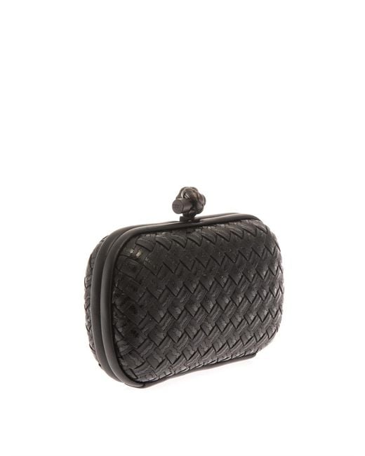 Bottega veneta black clutch sale