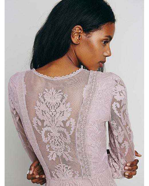 Free People Reign Over Me Lace Dress in Purple Lyst